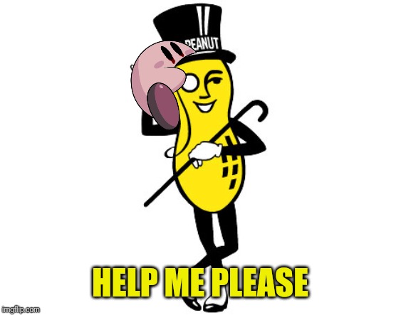 Mr Peanut | HELP ME PLEASE | image tagged in mr peanut | made w/ Imgflip meme maker