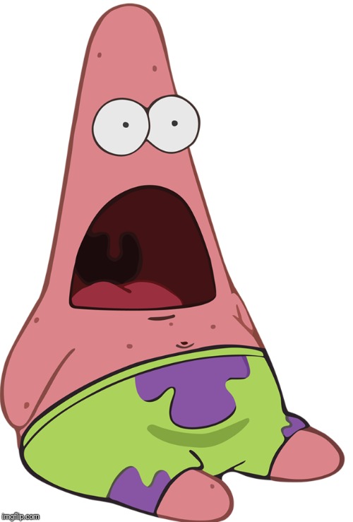 Surprised Patrick | image tagged in surprised patrick | made w/ Imgflip meme maker