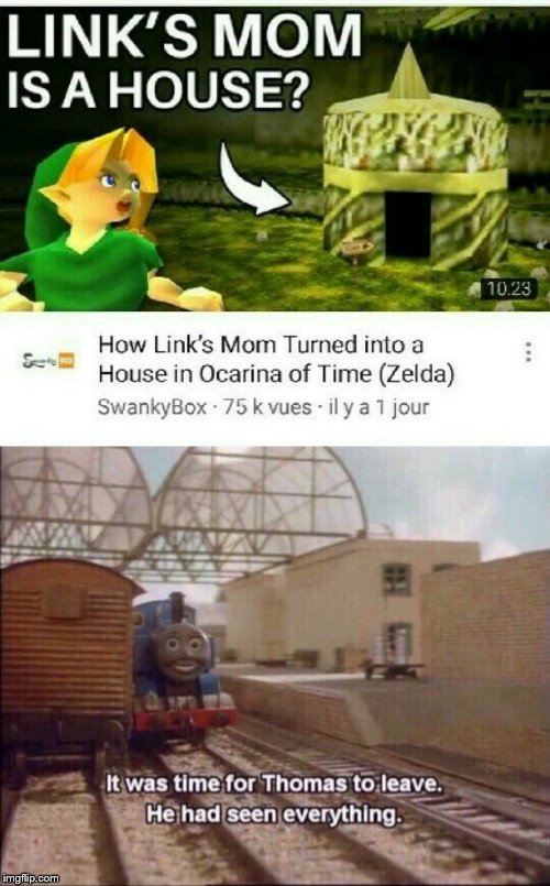 Wait What? | image tagged in it was time for thomas to leave,link,legend of zelda | made w/ Imgflip meme maker