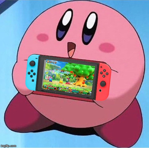 Kirby holding a sign | image tagged in kirby holding a sign | made w/ Imgflip meme maker