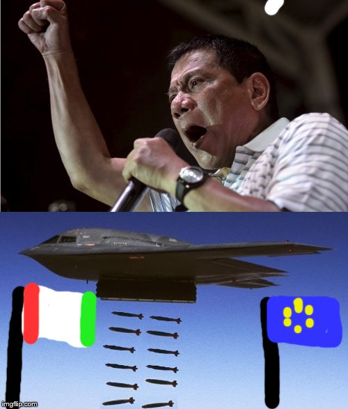 Duterte Gets Bombed | image tagged in duterte gets bombed | made w/ Imgflip meme maker