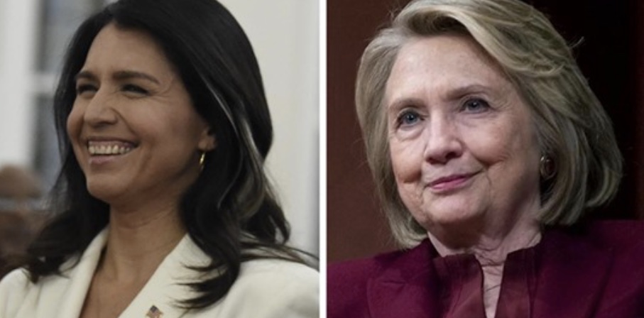 Tulsi versus Hillary Blank Meme Template