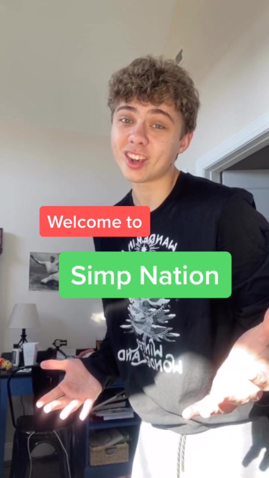 High Quality Welcome to Simp Nation Blank Meme Template