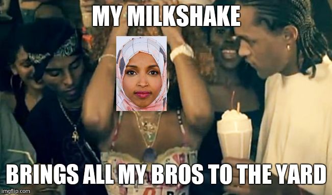 Kelis Milkshake | MY MILKSHAKE BRINGS ALL MY BROS TO THE YARD | image tagged in kelis milkshake | made w/ Imgflip meme maker