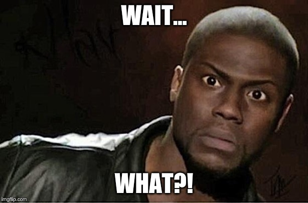 Kevin Hart Meme | WAIT... WHAT?! | image tagged in memes,kevin hart | made w/ Imgflip meme maker