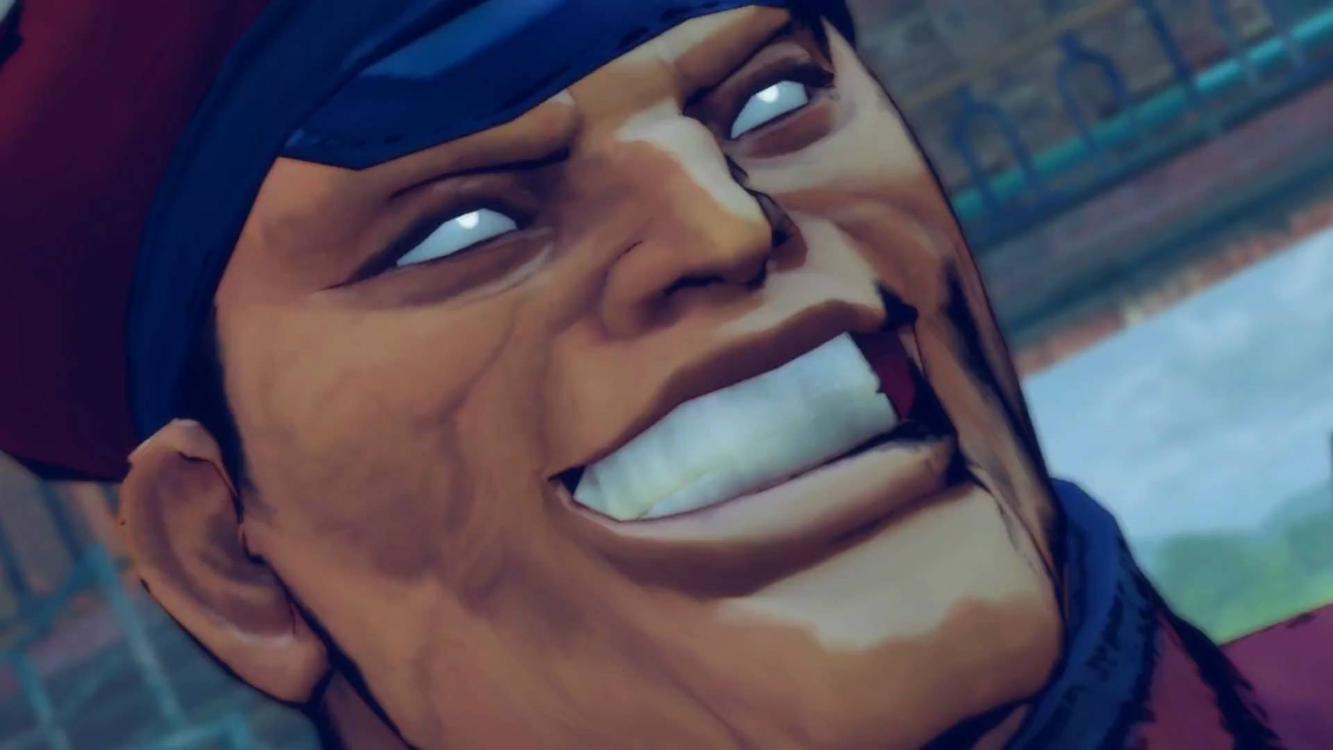 m.bison's face Blank Meme Template