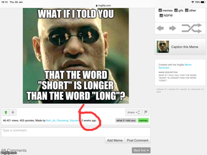 what if i told you meme generator