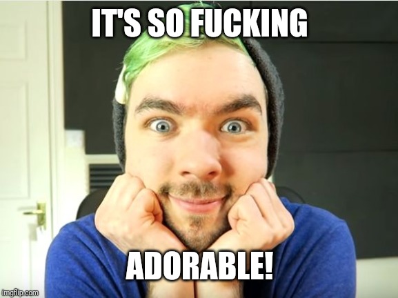 Jacksepticeye | IT'S SO F**KING ADORABLE! | image tagged in jacksepticeye | made w/ Imgflip meme maker