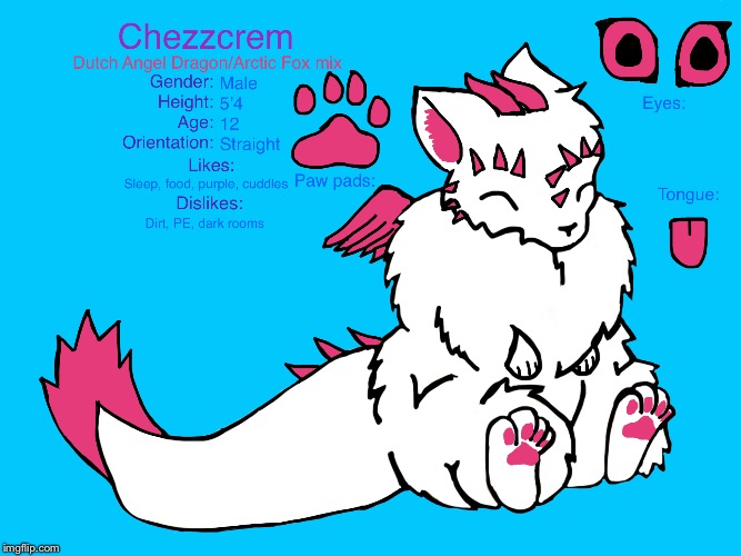 Do you like Chezzcrem, one of my other characters | image tagged in furries,characters | made w/ Imgflip meme maker