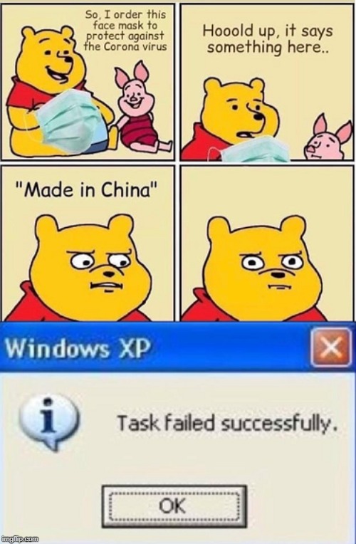 Too Soon | image tagged in too funny,winnie the pooh | made w/ Imgflip meme maker