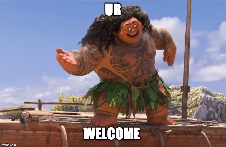 you're welcome without subs | UR WELCOME | image tagged in you're welcome without subs | made w/ Imgflip meme maker