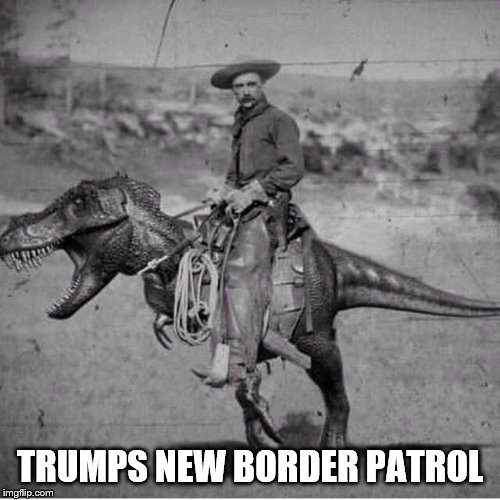 TRUMP | TRUMPS NEW BORDER PATROL | image tagged in that would be great | made w/ Imgflip meme maker