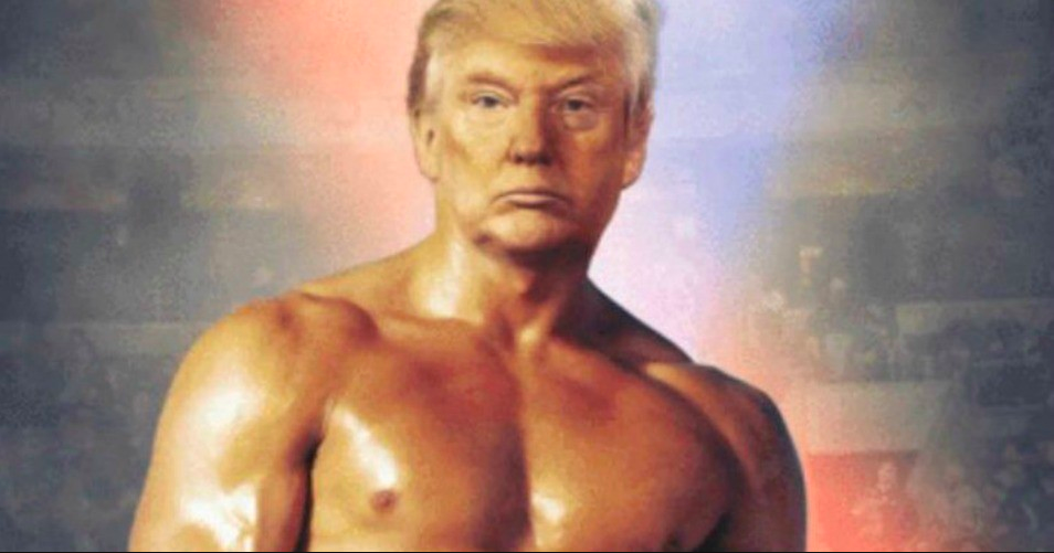 High Quality Trump Wrestler Blank Meme Template