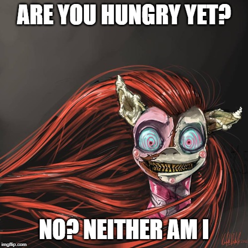 Hypnosis | ARE YOU HUNGRY YET? NO? NEITHER AM I | image tagged in hypnosis | made w/ Imgflip meme maker