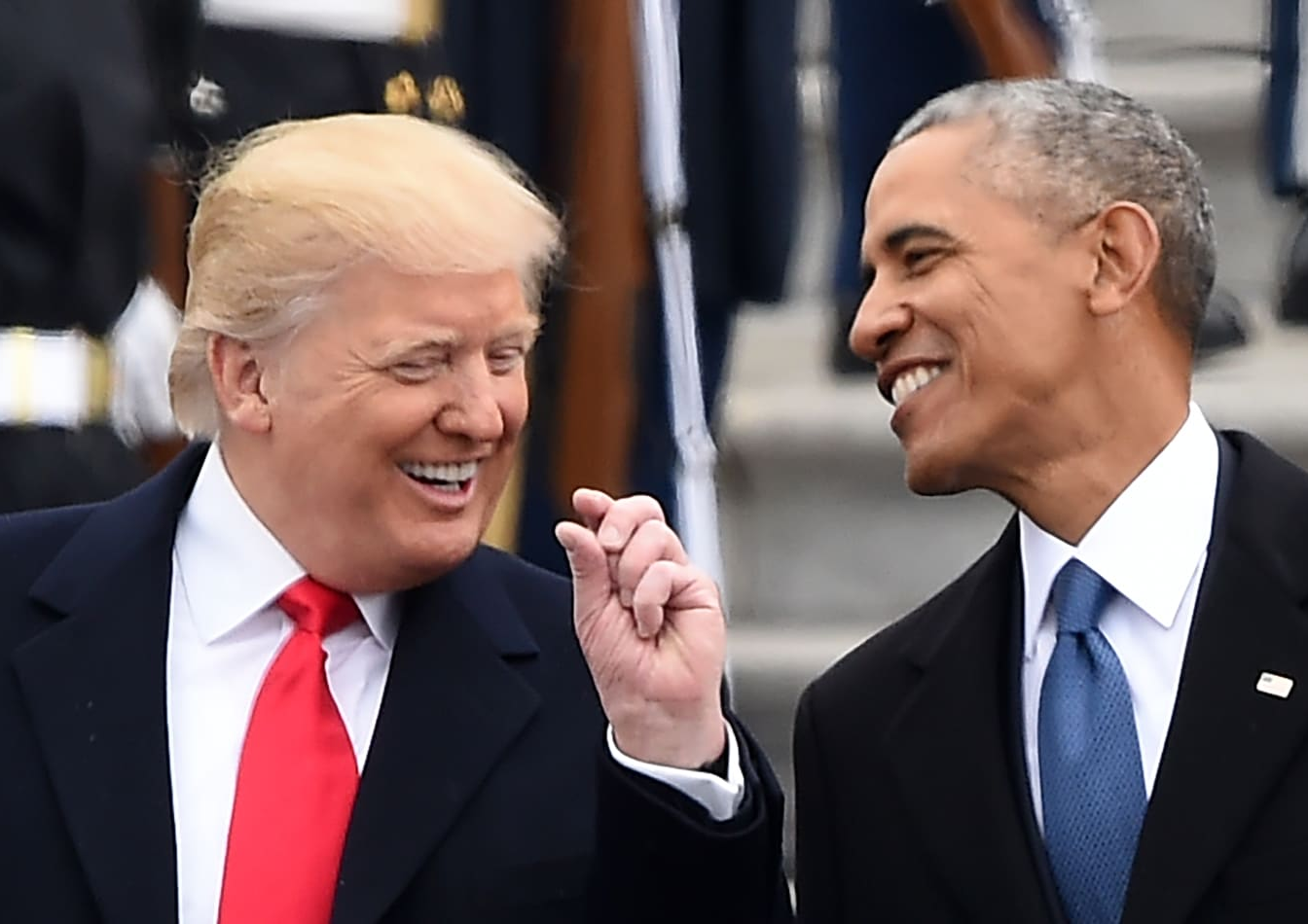 Donald Trump Barack Obama Blank Meme Template