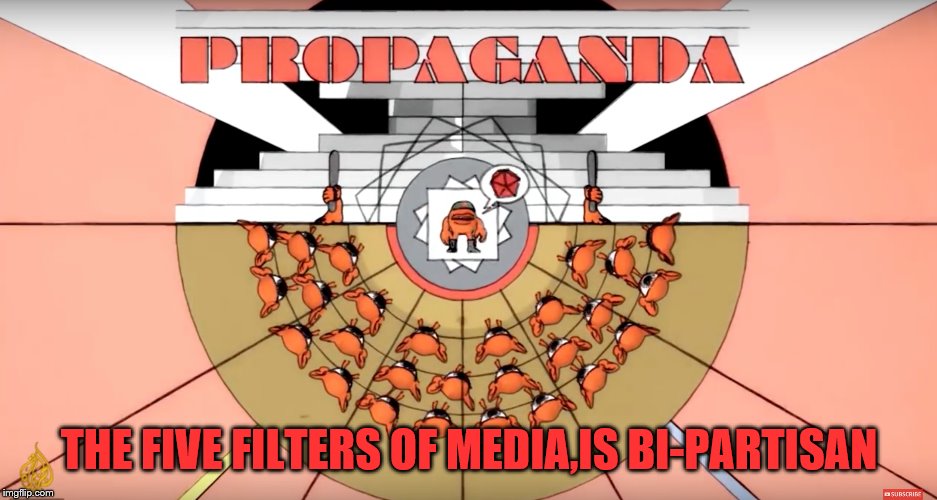 THE FIVE FILTERS OF MEDIA,IS BI-PARTISAN | made w/ Imgflip meme maker