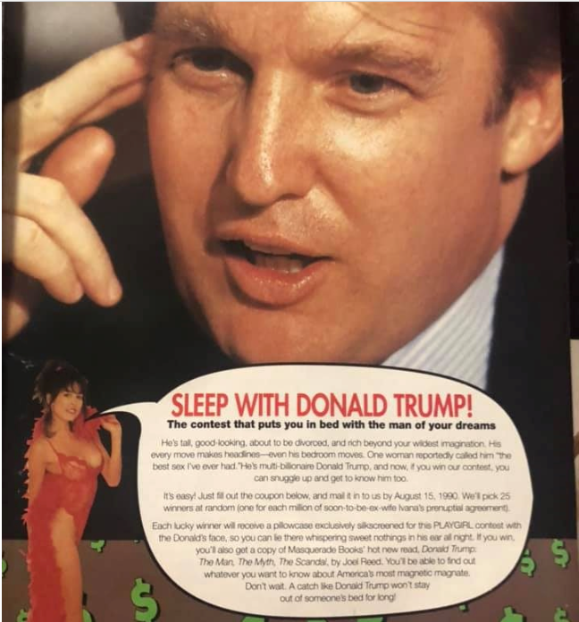 Sleep with Trump Contest Blank Meme Template