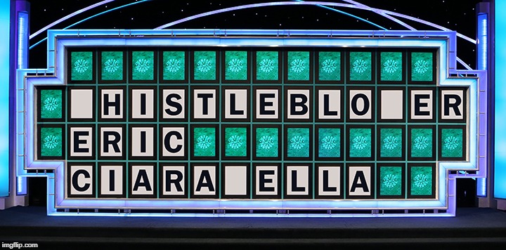 The American people would like to solve the puzzle. | image tagged in wheel of fortune,eric ciaramella,meme | made w/ Imgflip meme maker