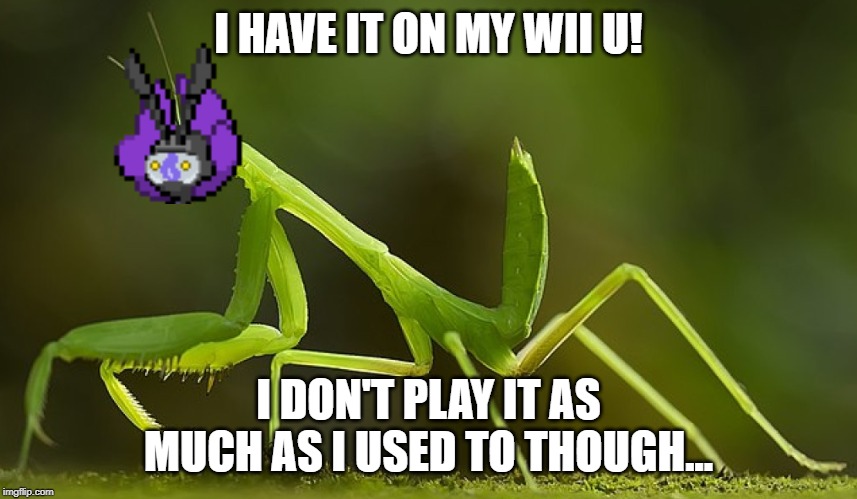 I HAVE IT ON MY WII U! I DON'T PLAY IT AS MUCH AS I USED TO THOUGH... | made w/ Imgflip meme maker