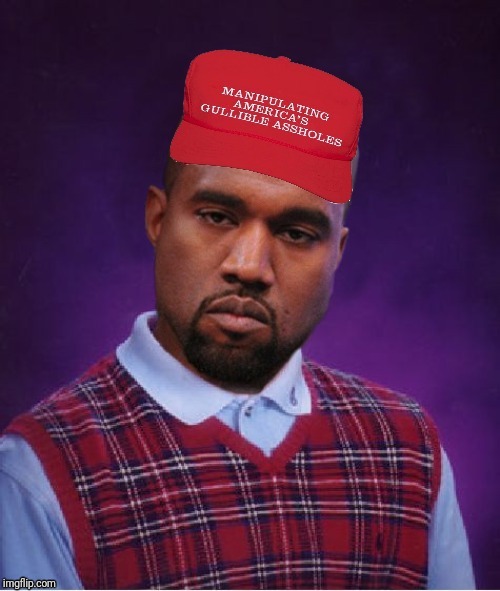 image tagged in kanye west,maga | made w/ Imgflip meme maker