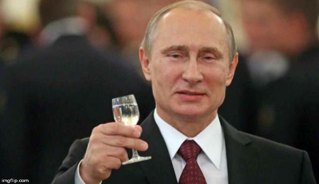 Putin wishes happy birthday | image tagged in putin wishes happy birthday | made w/ Imgflip meme maker