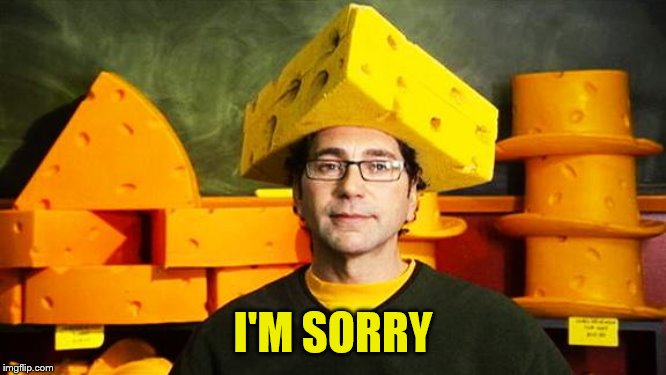 Loyal Cheesehead | I'M SORRY | image tagged in loyal cheesehead | made w/ Imgflip meme maker