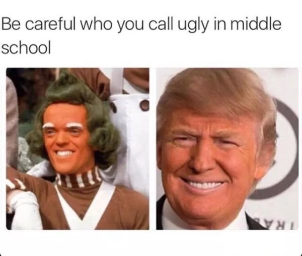 High Quality oompa loompa trump Blank Meme Template