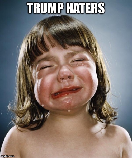 Crybaby | TRUMP HATERS | image tagged in crybaby | made w/ Imgflip meme maker