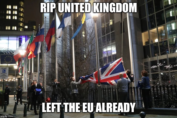 In Memory of the United Kingdom 1922-2020 | RIP UNITED KINGDOM; LEFT THE EU ALREADY | image tagged in memes,funny,european union,brexit,uk,rip | made w/ Imgflip meme maker