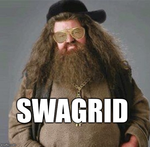 #SWAGRID guys | SWAGRID | image tagged in hagrid in the crib | made w/ Imgflip meme maker