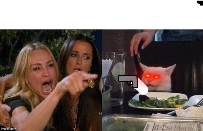 she aint viben | image tagged in memes,woman yelling at cat | made w/ Imgflip meme maker