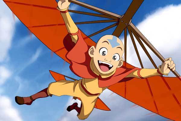 High Quality aang flying Blank Meme Template