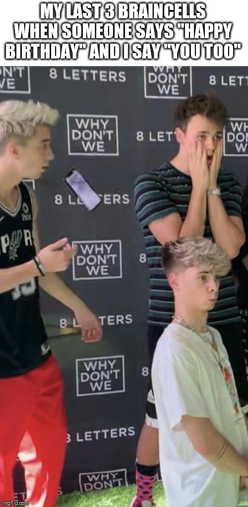WDW mood | MY LAST 3 BRAINCELLS WHEN SOMEONE SAYS "HAPPY BIRTHDAY" AND I SAY "YOU TOO" | image tagged in wdw mood | made w/ Imgflip meme maker