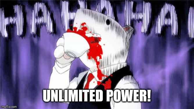 Nezu Laughing | UNLIMITED POWER! | image tagged in nezu laughing | made w/ Imgflip meme maker