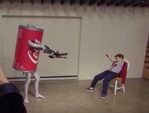 High Quality Coca-Cola shoots kid Blank Meme Template