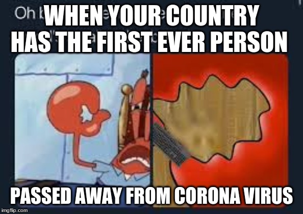 let me press f on the worlds smallest keyboard | WHEN YOUR COUNTRY HAS THE FIRST EVER PERSON; PASSED AWAY FROM CORONA VIRUS | image tagged in memes,coronavirus,press f to pay respects,rip | made w/ Imgflip meme maker