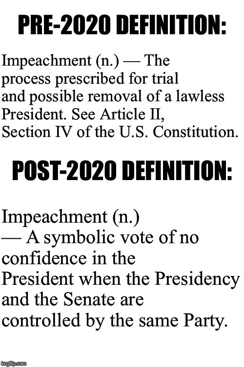 U.S. Constitutional history was made last week, and it was not pretty. | image tagged in us constitution,impeachment,trump impeachment,impeach trump,constitution,senate | made w/ Imgflip meme maker