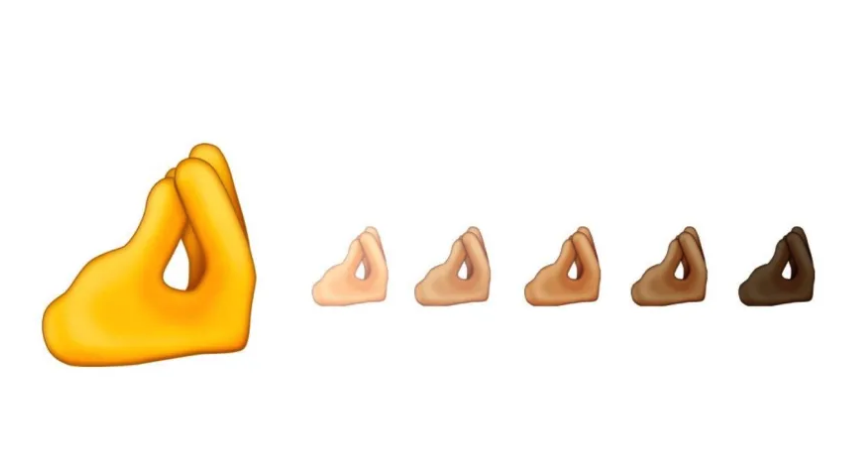 High Quality Mediterranean hand gesture emoji Blank Meme Template