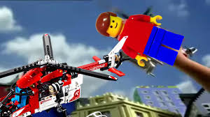 A man has fallen in the Lego city river Blank Meme Template