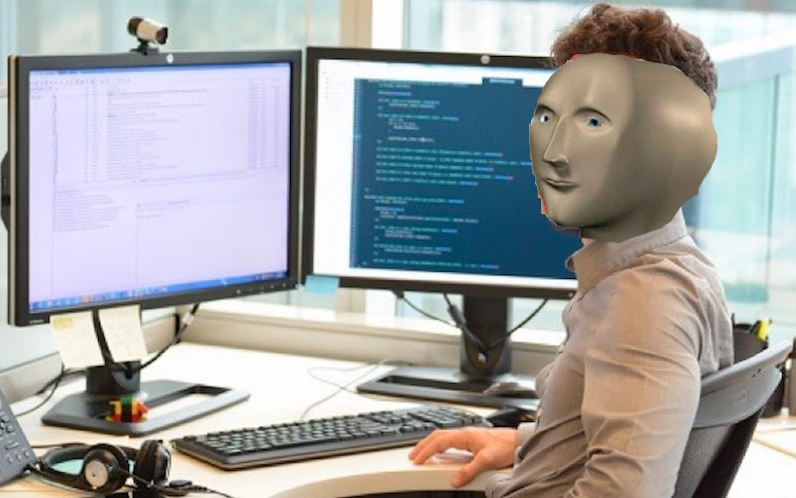 nibba programmer Blank Meme Template