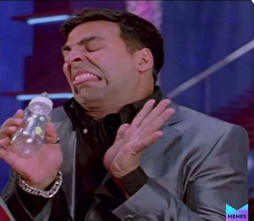 Akshay Kumar cringe face Blank Meme Template