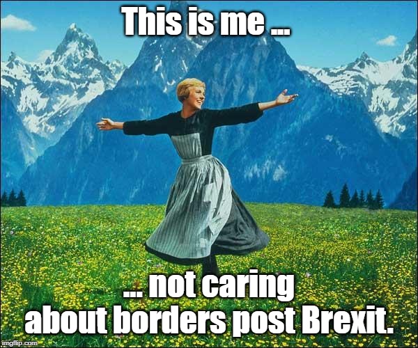 This is me ... | This is me ... ... not caring about borders post Brexit. | image tagged in brexit | made w/ Imgflip meme maker