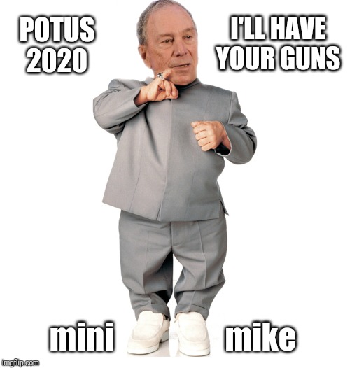 DNC says Buh Bye Bernie Sanders! #MiniMike2020 #GunControl | POTUS 2020; I'LL HAVE YOUR GUNS; mini                  mike | image tagged in mini mike bloomberg,dnc,mini me,short people,potus,the great awakening | made w/ Imgflip meme maker