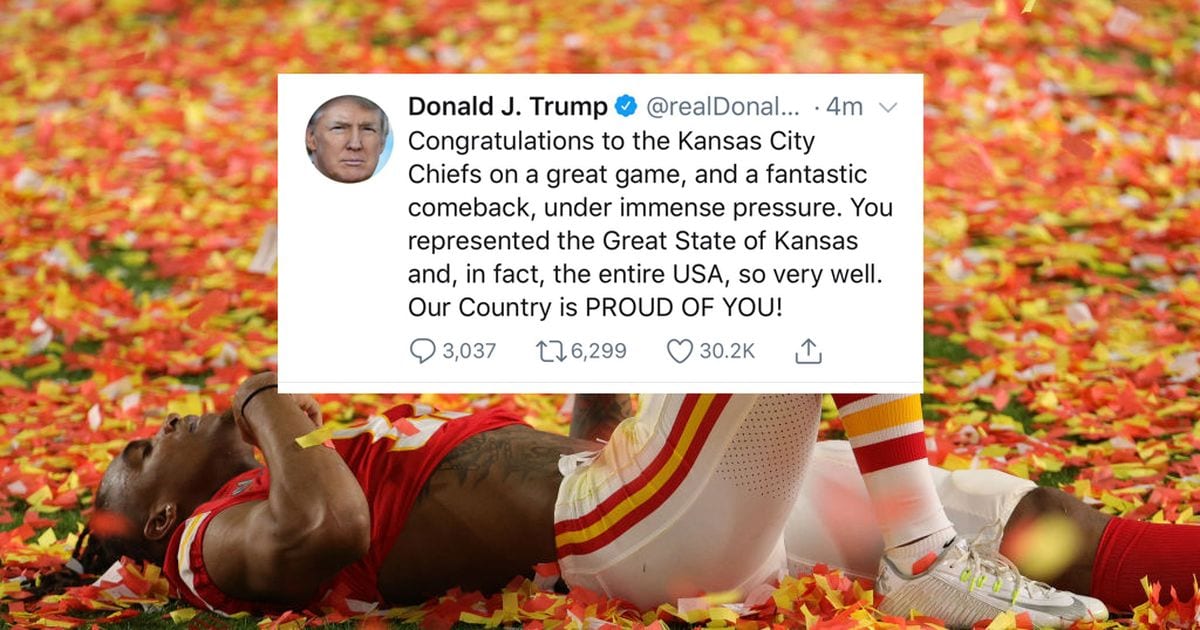 Trump KC Chiefs Blank Meme Template