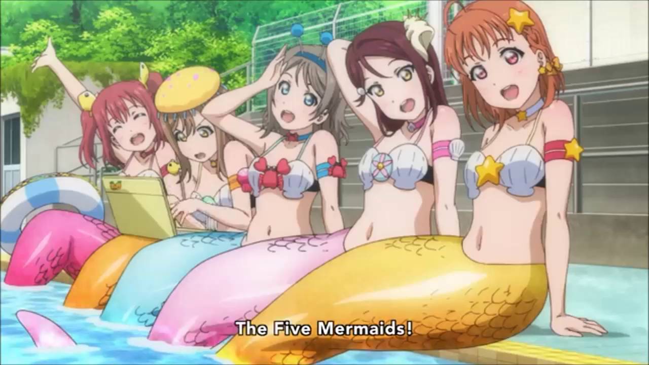 5 Mermaids Blank Meme Template