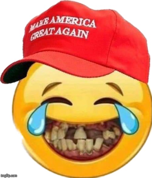 Trump supporter smiley | image tagged in trump supporter smiley | made w/ Imgflip meme maker