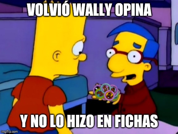 Image Tagged In Millhouse Volvio En Forma De Fichas Imgflip