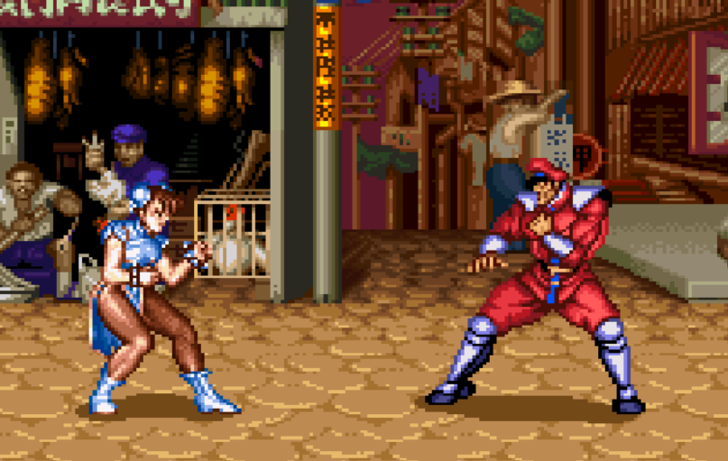 Chun-Li Versus Dictator Blank Meme Template