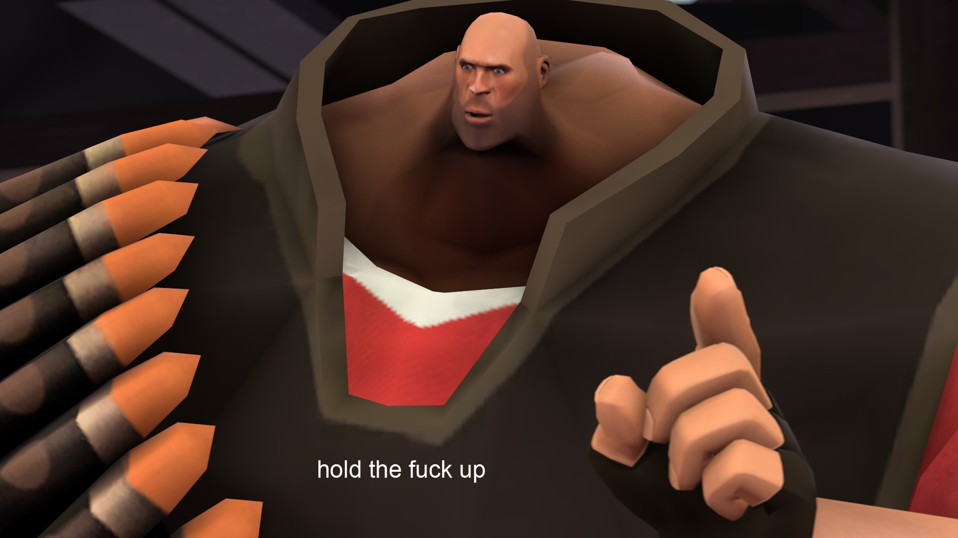 High Quality Heavy Hold up Blank Meme Template