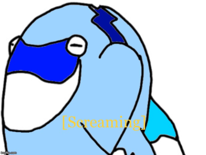 image tagged in screaming dunklofreeze | made w/ Imgflip meme maker